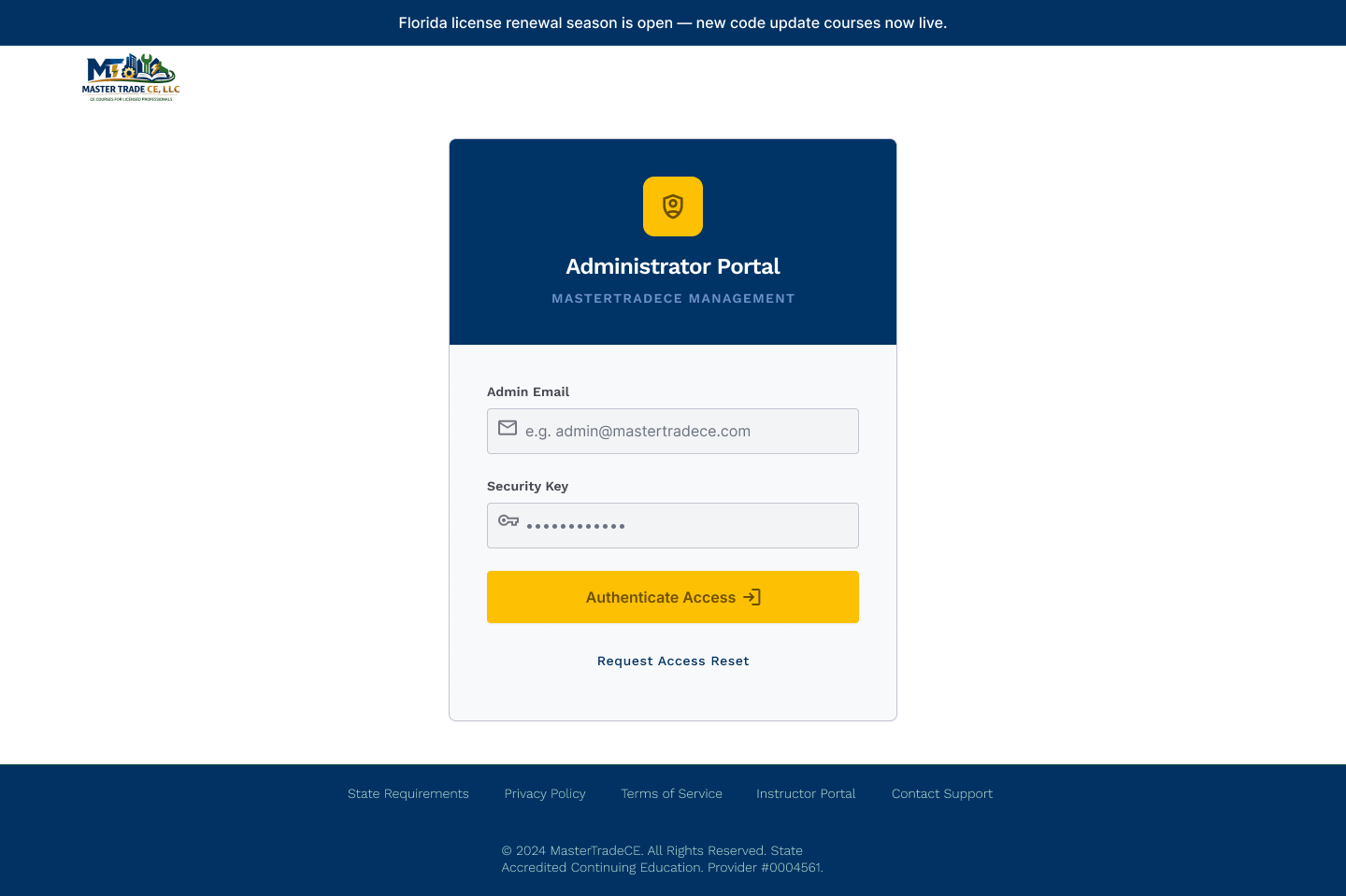 Test course